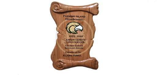 Scroll Plaque