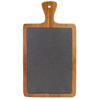 Slate Cutting Board with Acacia Wood