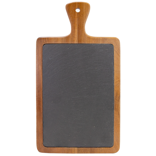 Slate Cutting Board with Acacia Wood