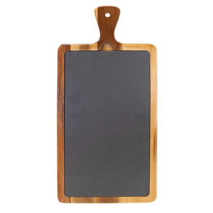 Slate Cutting Board with Acacia Wood